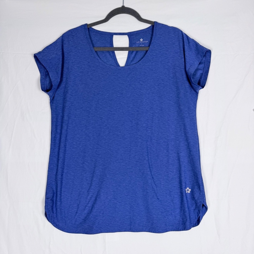 Tuff Athletics Sport Shirts Lot 2xL 1xM Blue Teal Purple Moisture Wicking Yoga - Picture 2 of 16